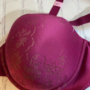 🩷🩷Vanity Fair Beauty Back Full Figure Underwire Raspberry Bra 76380 NWOT